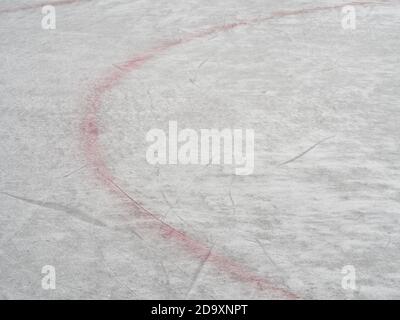 Inscriptions de patinoire de hockey sur glace, arrière-plan de sport d'hiver, texture, papier peint Banque D'Images