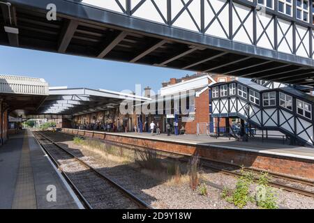 Gare de Grimsby, Grimsby, Lincolnshire, Angleterre, Royaume-Uni Banque D'Images