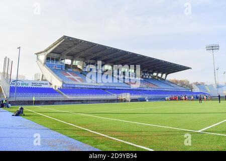 Novara, Italie. 08 novembre 2020. Vue de la tribune principale avant le match de la série italienne C entre Novara Calcio 1908 et le FC juventus U23 Cristiano Mazzi/SPP crédit: SPP Sport Press photo. /Alamy Live News Banque D'Images