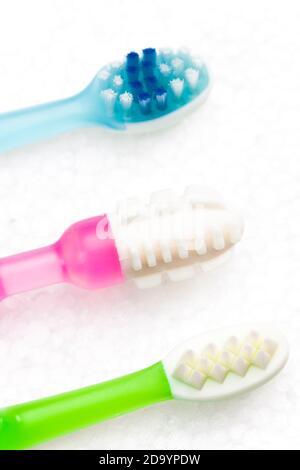 Still Life de dentition et brosse à dents Banque D'Images