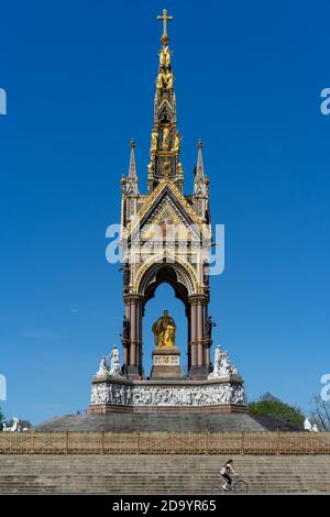 Albert Memorial Hyde Park Londres Banque D'Images