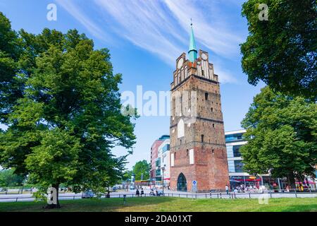 Rostock: Porte de ville Kröpeliner Tor, Ostsee (Mer Baltique), Mecklenburg-Vorpommern, Allemagne Banque D'Images