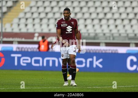 Gleison Bremer du Torino FC pendant la série UN match entre le Torino FC et le Crotone FC au stade olympique Grande Torino le 08 novembre 2020 à Turin, Banque D'Images