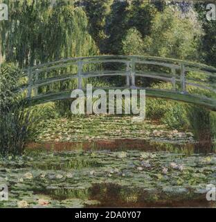 Claude Monet, Français, 1840-1926 -- la passerelle japonaise et la piscine de nénuphars, Giverny. Banque D'Images