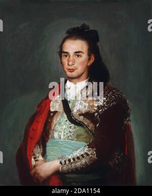 Francisco Jose de Goya y Lucientes, espagnol, 1746-1828 -- Portrait du Toreador Jose Romero Banque D'Images