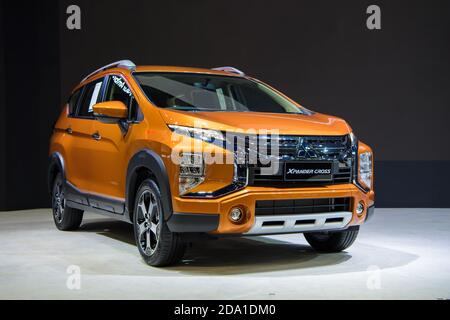 La voiture Mitsubishi Xpander Cross exposée au 41e SALON INTERNATIONAL DE L'AUTOMOBILE de BANGKOK 2020 le 14 juillet 2020 à Nonthaburi, Thaïlande. Banque D'Images