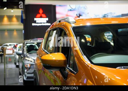 La voiture Mitsubishi Xpander Cross exposée au 41e SALON INTERNATIONAL DE L'AUTOMOBILE de BANGKOK 2020 le 14 juillet 2020 à Nonthaburi, Thaïlande. Banque D'Images