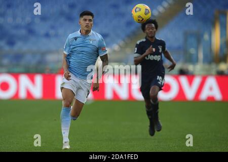 Rome, Italie. 08 novembre 2020. Rome, Italie - 08/11/2020: Joaquin Correa en action pendant la série A italian League match SS LAZIO vs FC Juventus au stade olympique de Rome. Crédit : Agence photo indépendante/Alamy Live News Banque D'Images