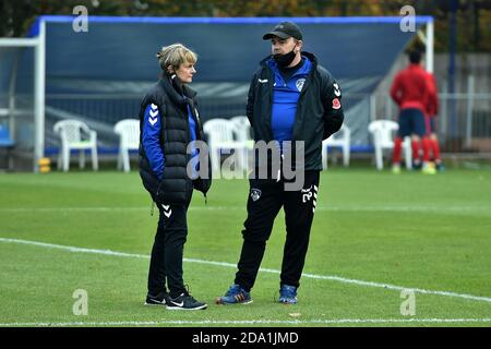 Hampton, Royaume-Uni. 08 novembre 2020. LONDRES, ANGLETERRE. 8 NOVEMBRE vues générales avant le match de la FA Cup entre Hampton & Richmond Borough et Oldham Athletic au Beveree Stadium, Hampton, le dimanche 8 novembre 2020. (Credit: Eddie Garvey | MI News) Credit: MI News & Sport /Alay Live News Banque D'Images