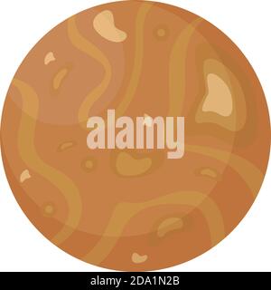 Planète Mercure,illustration,vecteur sur fond blanc Illustration de Vecteur