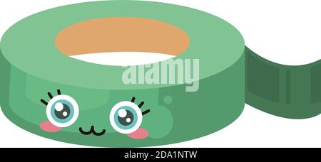 Bande verte , illustration, vecteur sur fond blanc Illustration de Vecteur