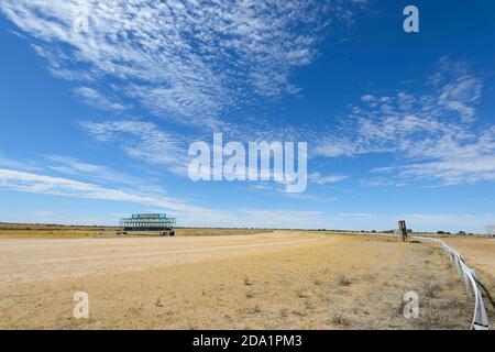 Vider Birdsville Racecourse, Birdsville, Queensland, Queensland, Australie Banque D'Images