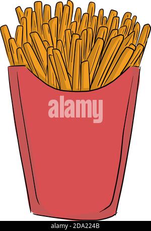 Vecteur de frites Illustration de Vecteur