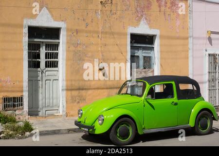 Centre historique de l'ancienne Volkswagen Merida, Mexique Banque D'Images