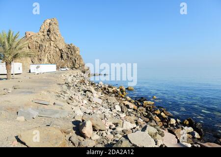 Kalbuh le long de la Corniche entre le vieux Muscat et Mutrah en Oman. Banque D'Images