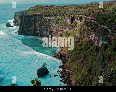 Kecak Uluwatu Cliff - Bali - Indonésie Banque D'Images