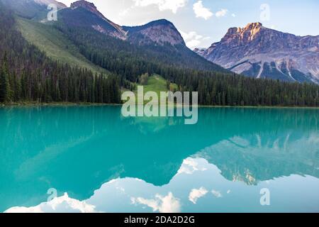 Emerald Lake, Columbia-Shuswap, Colombie-Britannique, Canada Banque D'Images