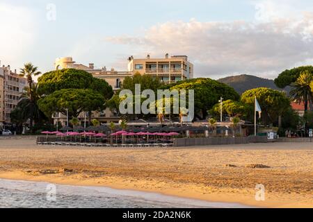 Sainte Maxime, Var, France - la plage Banque D'Images