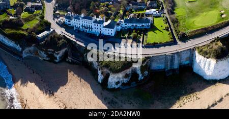 Vue aérienne de Holland House, Kingsgate, Kent, Banque D'Images