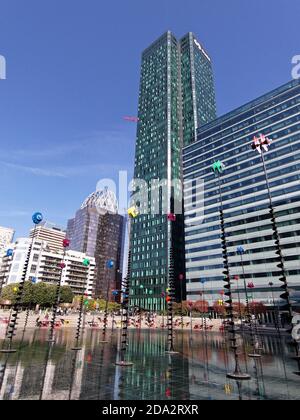 9 OCT 2018 - tours et horizon de la Défense - Paris, France Banque D'Images