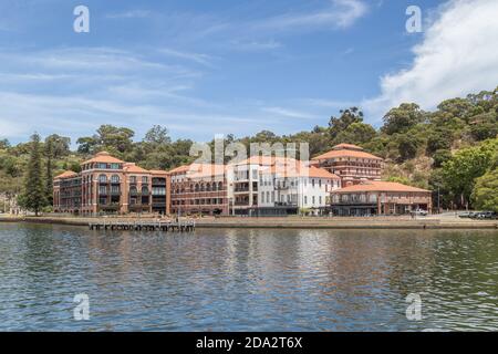 La brasserie Old Swan réaménagée sur les rives de la Swan River à Perth, en Australie occidentale Banque D'Images