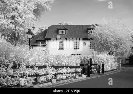 Maidenhead, Berkshire, Royaume-Uni., Dimanche, 09/08/2020, Infra Red, Raymill Island, vue générale, [crédit obligatoire: Peter Spurrier], Banque D'Images