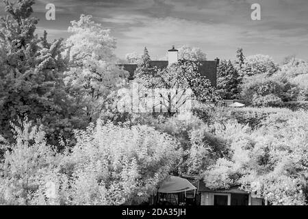 Maidenhead, Berkshire, Royaume-Uni., samedi, 08/08/2020, vue depuis la fenêtre du vestiaire, [crédit obligatoire : Peter Spurrier], Banque D'Images