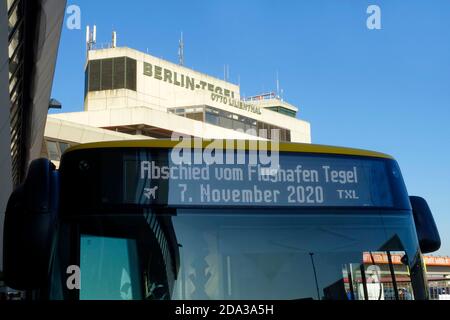 La fin de l'aéroport Tegel TXL, 7 octobre 2020, Berlin Banque D'Images