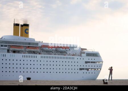 Costa Crociere. Bateau de croisière ancré à Trieste Banque D'Images