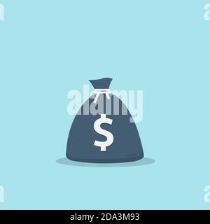 Sac de dollars Illustration de Vecteur