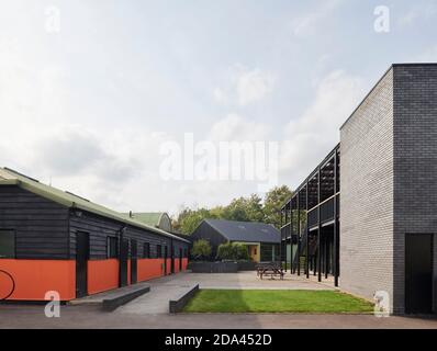 Wysing Art Centre, Bourn, Cambridge conçu par Hawkins Brown Architects Banque D'Images