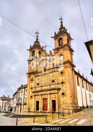 Église Sainte-Croix à Braga, Portugal Banque D'Images