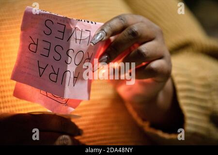 A Protester Holds Up A Piece Of Paper With A Picture Of Bosnian Muslim Wartime Leader Ejup Ganic During A Demonstration In Front Of The Serbian Embassy In Sarajevo March 5 10