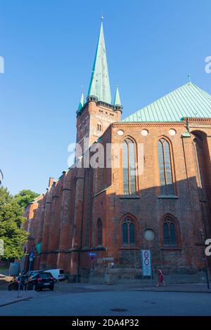 Lübeck : Cathédrale de Lübeck, Ostsee (Mer Baltique), Schleswig-Holstein, Allemagne Banque D'Images