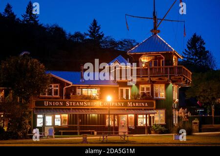 Union Steamship Company Marina Building, Bowen Island (Colombie-Britannique), Canada Banque D'Images