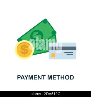 Icône mode de paiement. Élément simple de la collection économique. Icône mode de paiement créatif pour la conception Web, les modèles, les infographies et bien plus encore Illustration de Vecteur