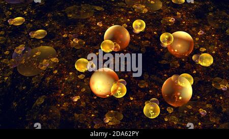 Des sphères colorées Banque D'Images