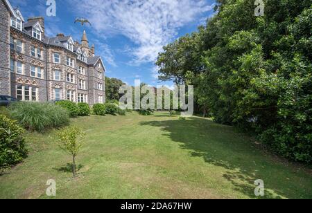 Langland Bay Manor à Langland, Swansea. Banque D'Images