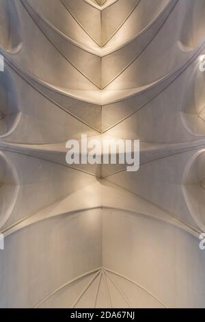 REYKJAVIK, ISLANDE - 29 octobre 2018 : intérieur de l'église Hallgrimskirkja à Reykjavik, Islande Banque D'Images