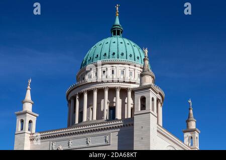 Géographie / Voyage, Allemagne, Brandebourg, Potsdam, Eglise Saint-Nicolas sur le vieux marché, Potsd, Additional-Rights-Clearance-Info-non-disponible Banque D'Images