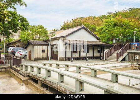 Ancien dortoir ferroviaire dans le canton de zaoqiao, taïwan Banque D'Images