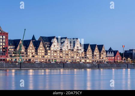 Géographie / Voyage, Allemagne, Rhénanie-du-Nord-Westphalie, Cologne, la Speicherstadt dans le Rheinauhafen, Additional-Rights-Clearance-Info-not-available Banque D'Images