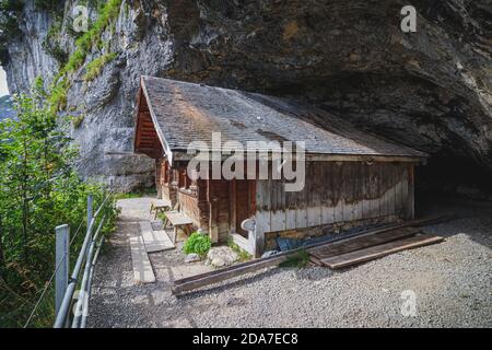 Gasthaus Aescher Wildkirchli Appenzeller Land Banque D'Images