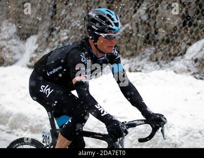 KIRYIENKA Vasil de Team Sky pendant le Tirreno Adriatico 2015 5eme Stage Esanatoglia › Terminillo le 14 2015 mars à Esanatoglia , Italie - photo Laurent Lairys / DPPI Banque D'Images