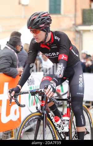 Bora - Argon 18 pendant le Tirreno Adriatico 2015 5eme Stage Esanatoglia › Terminillo le 14 2015 mars à Esanatoglia , Italie - photo Laurent Lairys / DPPI Banque D'Images