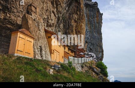 Gasthaus Aescher Wildkirchli Appenzeller Land Banque D'Images