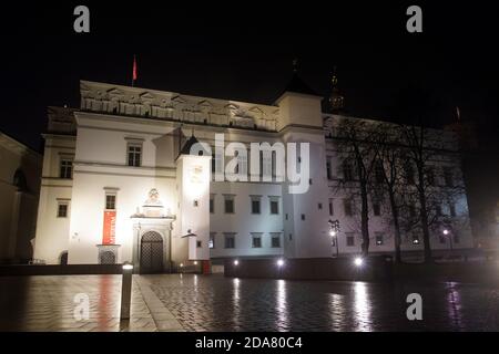 Palais des Grands Ducs de Lituanie à Vilnius, Lituanie Banque D'Images