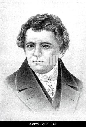 GEORG OHM (1789-1854) physicien et mathématicien allemand Banque D'Images