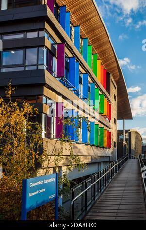 Laboratoire Cavendish Université de Cambridge - le Maxwell Centre, qui fait partie des laboratoires Cavendish du site de l'Université de Cambridge-Ouest. Banque D'Images