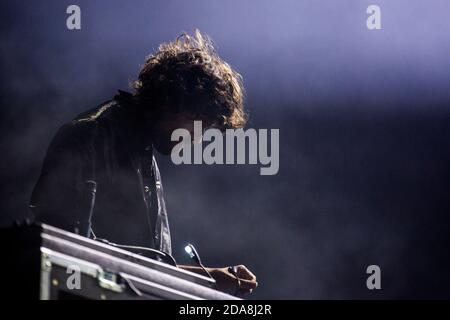 Roskilde, Danemark. 29 juin 2017. Le duo français de musique électronique Justice donne un concert en direct pendant le festival de musique danois Roskilde Festival 2017. Le duo se compose des deux musiciens Gaspard Michel Andre Auge et Xavier de Rosnay. (Crédit photo: Gonzales photo - Lasse Lagoni) Banque D'Images